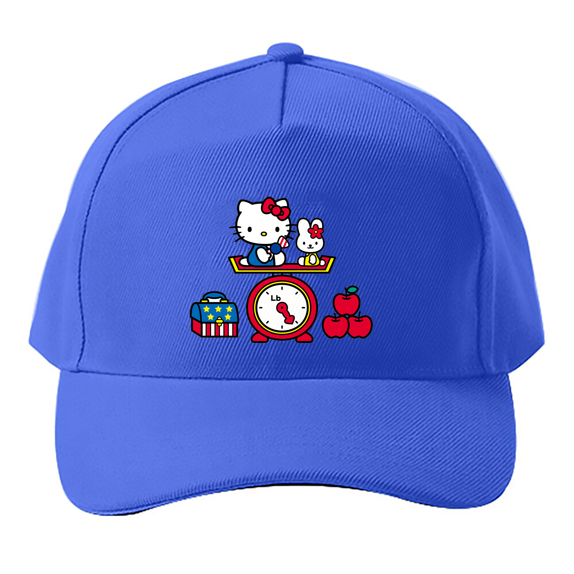 （画像用） Hello Kitty ハローキティ ベースボールキャップ 綿100％ 男女兼用 帽子 スポーツ